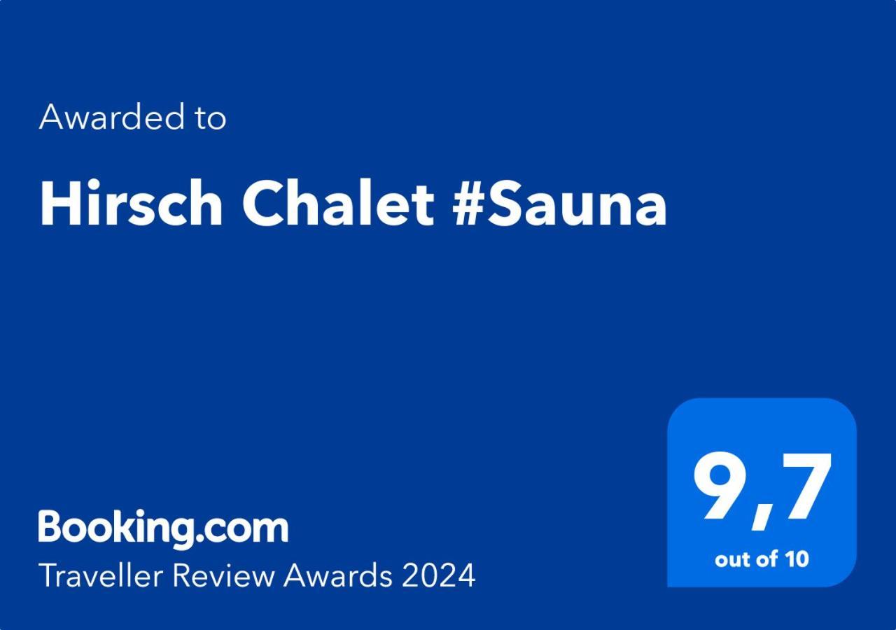 Hirsch Chalet #Sauna 렉브룩 외부 사진